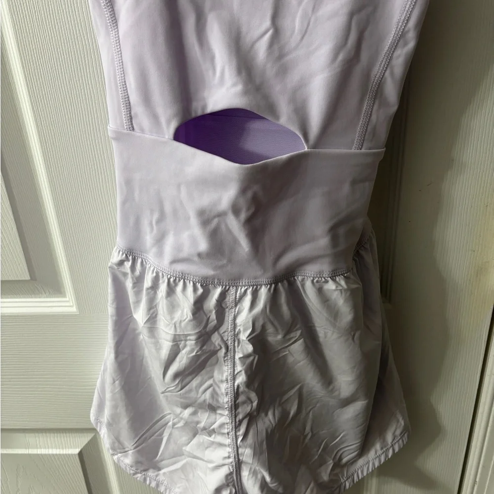 FP Movement by Free People Lavender Scoop-Neck Romper - Picture 3 of 6